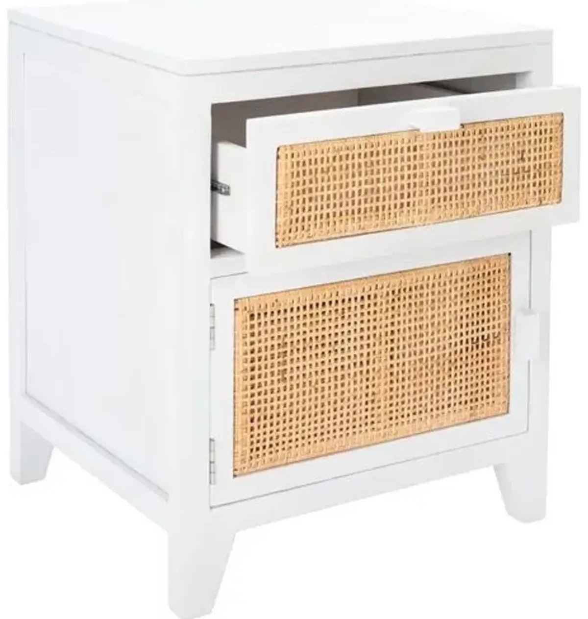 Terrence Nightstand - White/Natural