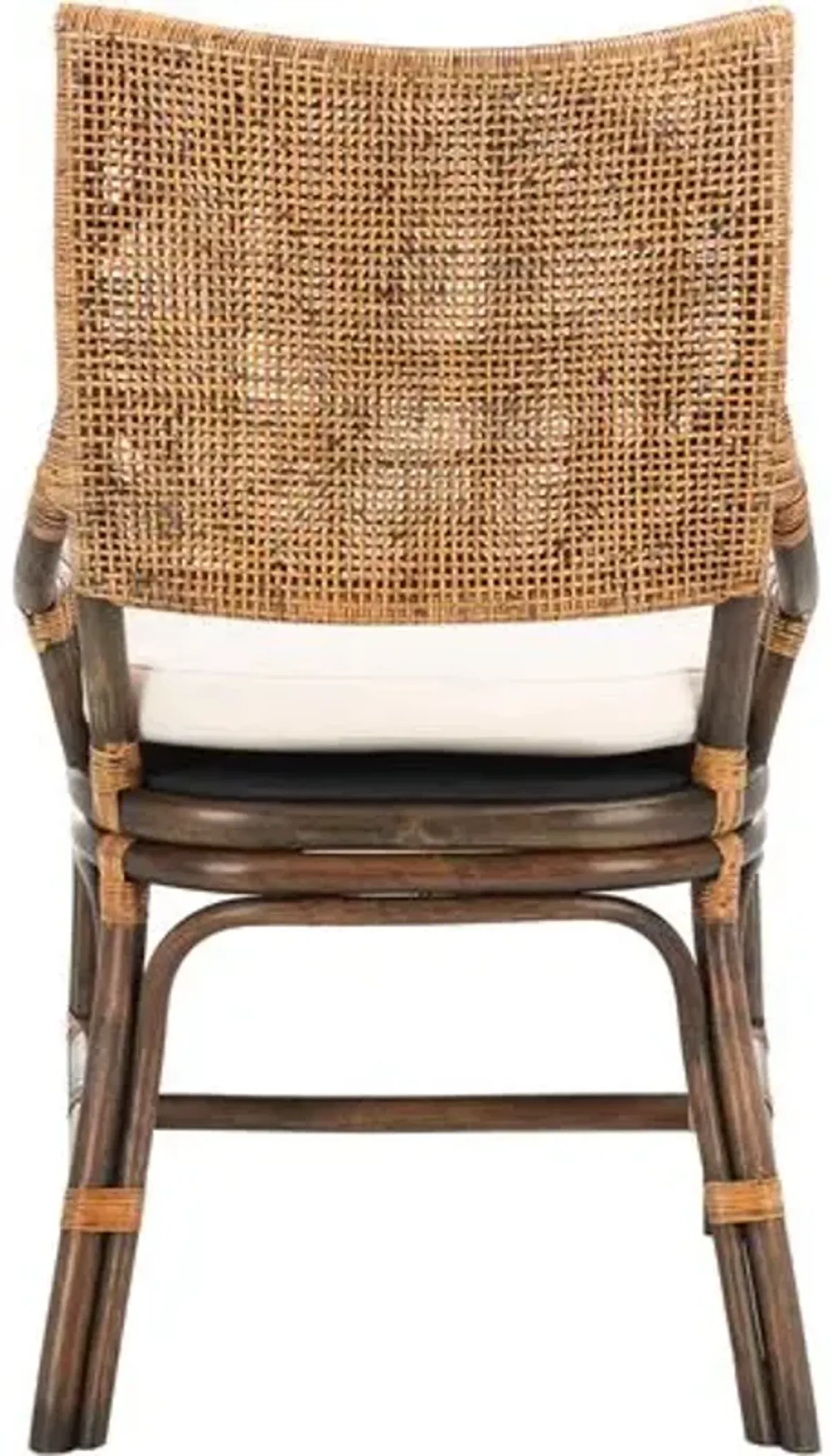 Henrietta Rattan Chair - Black - White