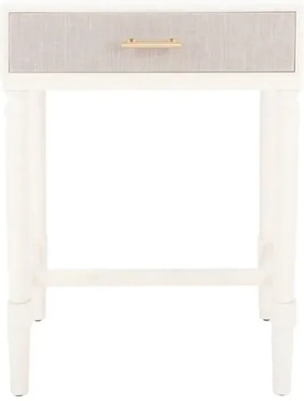 Lincoln 1-Drawer Accent Table - White - 26Hx19Wx15.8D