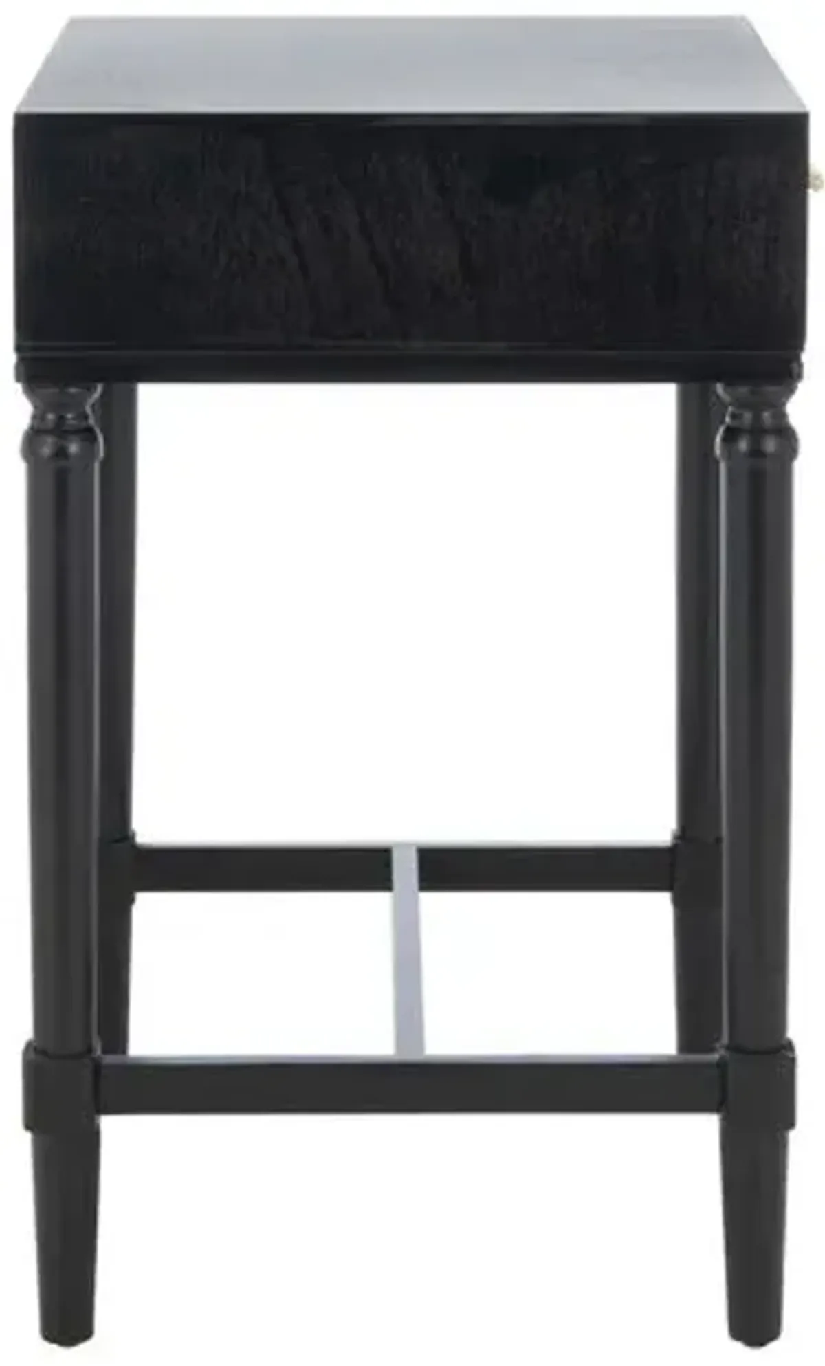 Lincoln 1-Drawer Accent Table - Black - 26H x 19W x 15.8D in