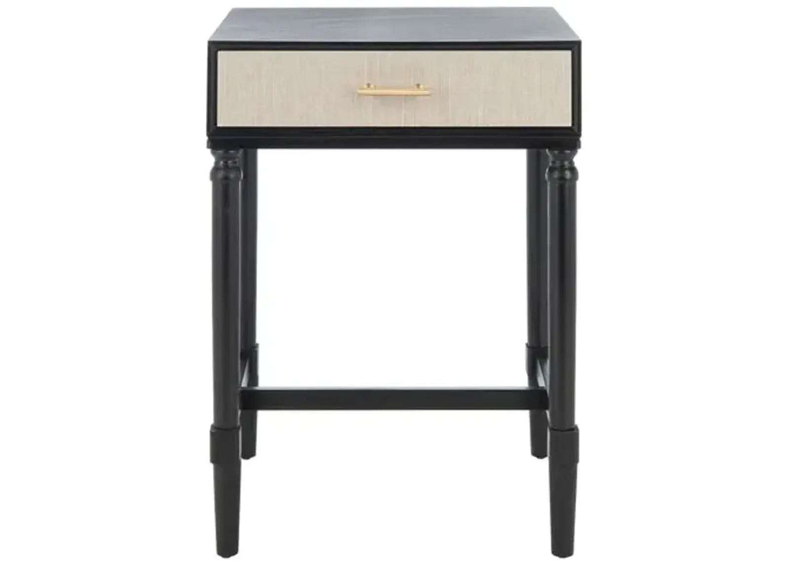 Lincoln 1-Drawer Accent Table - Black - 26H x 19W x 15.8D in