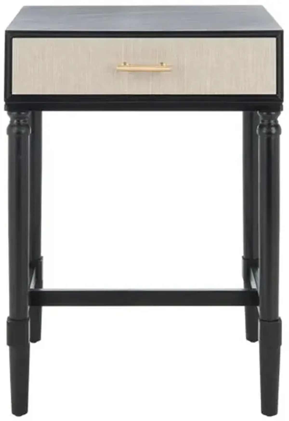 Lincoln 1-Drawer Accent Table - Black - 26H x 19W x 15.8D in