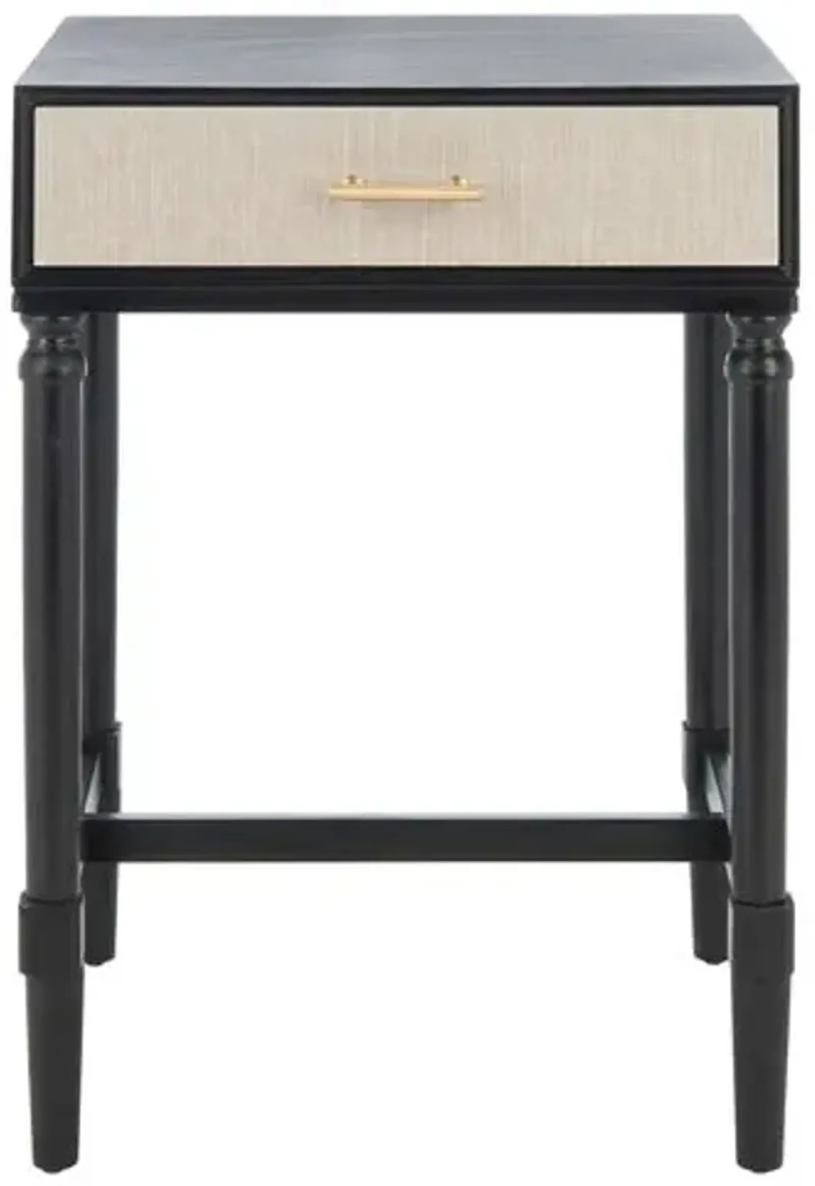 Lincoln 1-Drawer Accent Table - Black - 26H x 19W x 15.8D in