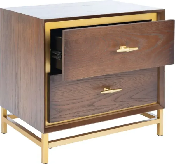Oscar 2 Drawer Nightstand