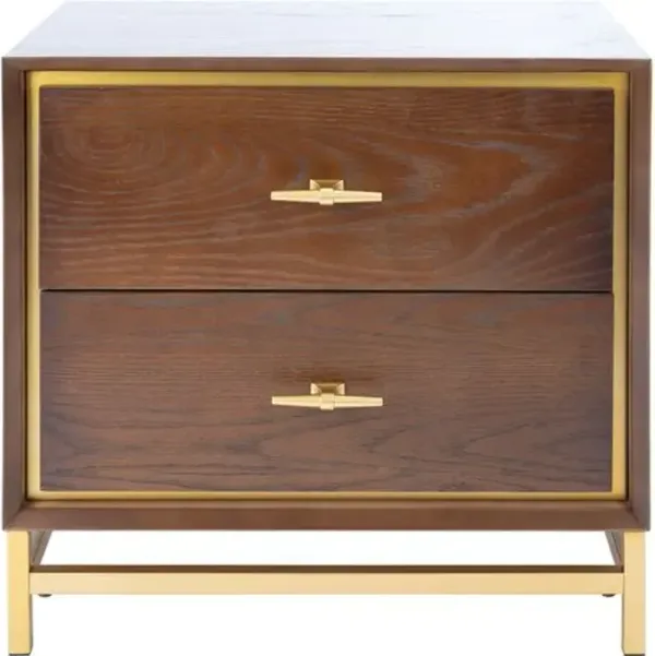Oscar 2 Drawer Nightstand