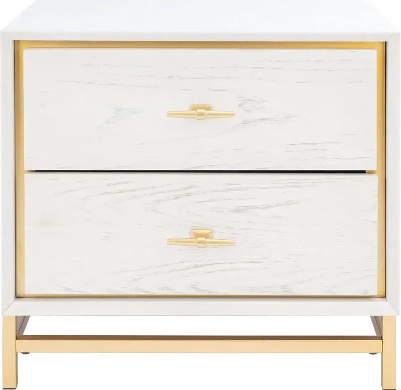 Oscar 2 Drawer Nightstand