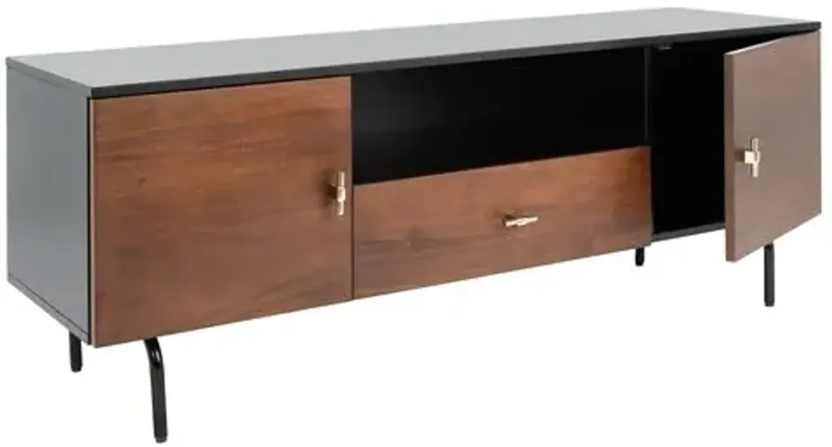 June Media Stand - Black