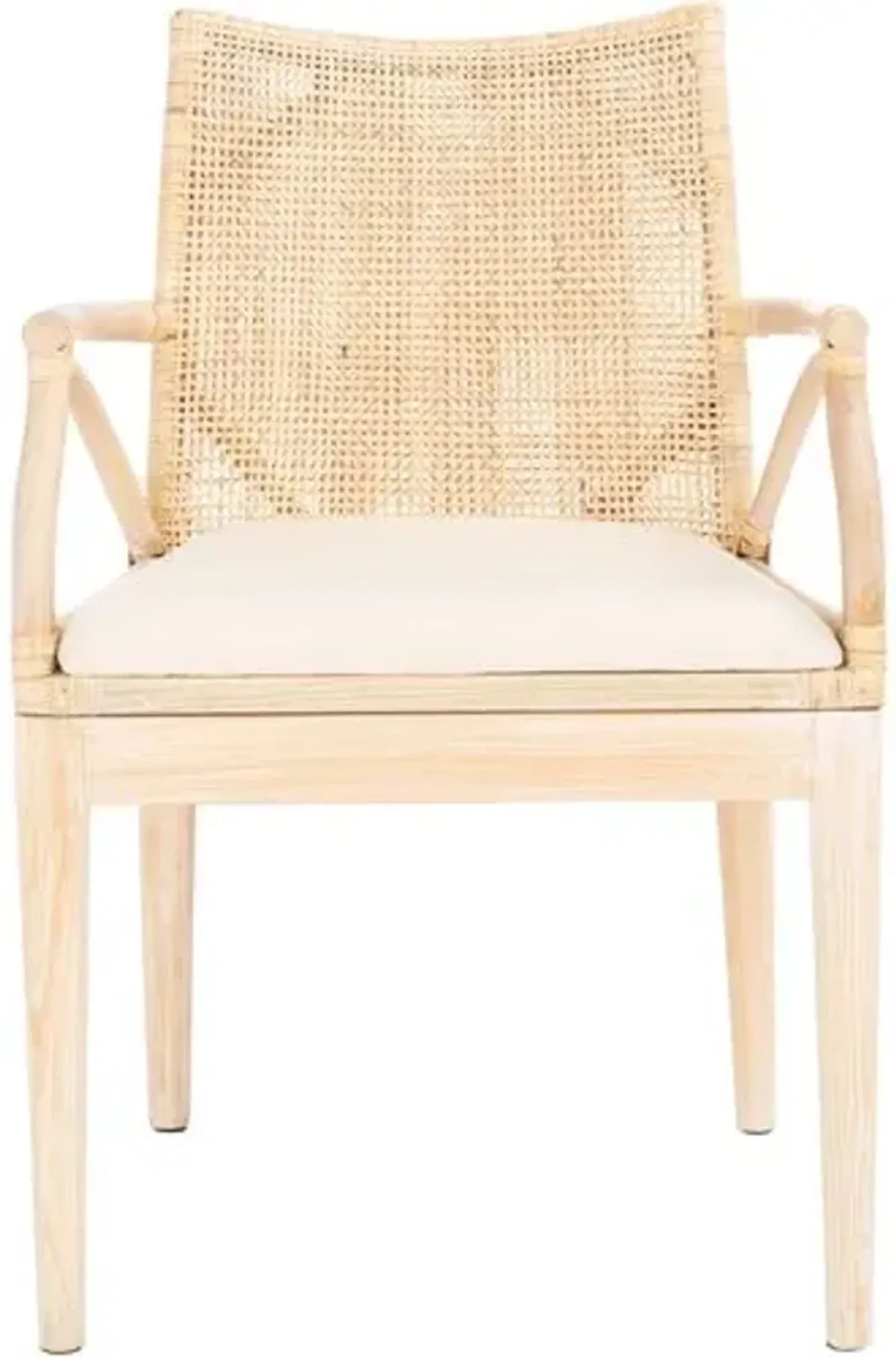 Maria Rattan Armchair - Natural Whitewash