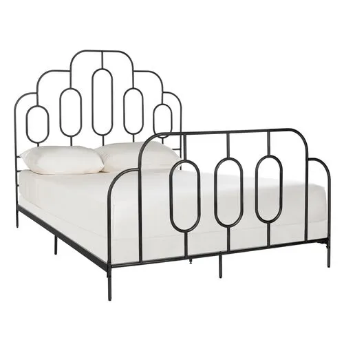 Sammie Retro Bed - Black