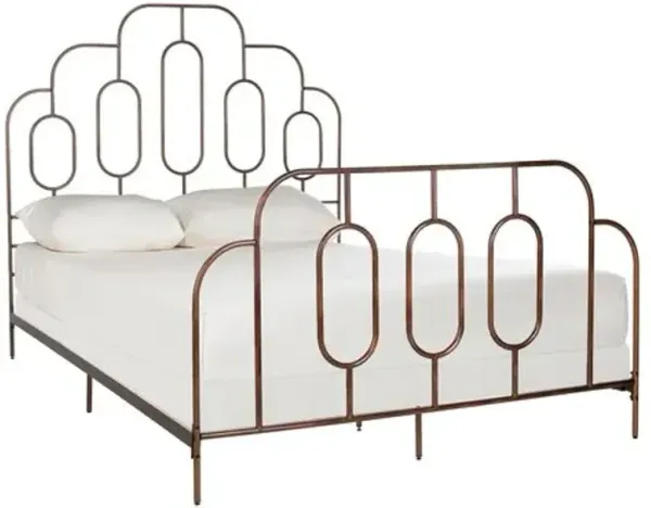 Sammie Retro Bed - Brown