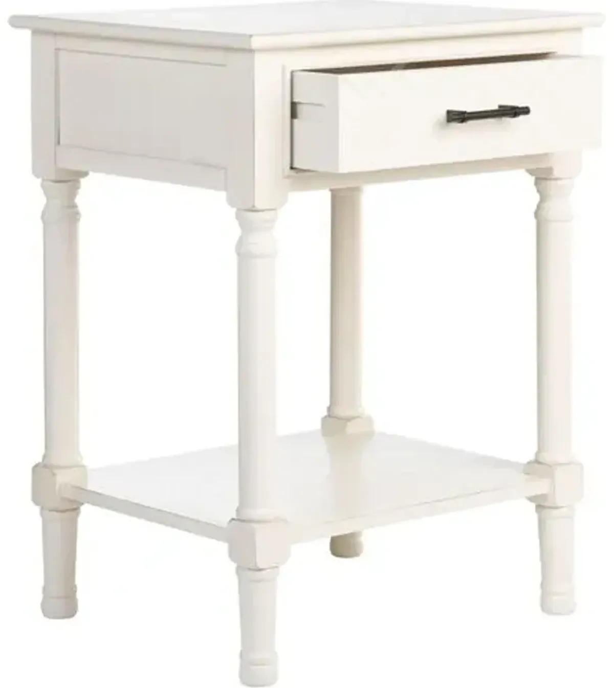 Genie 1-Drawer Accent Table - White - 26H x 19W x 15.75D in