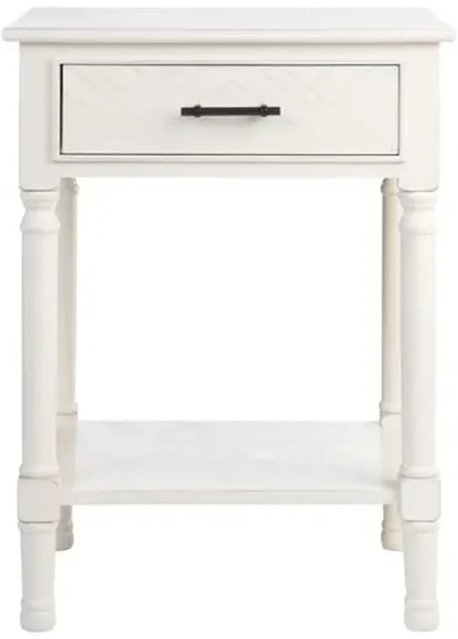 Genie 1-Drawer Accent Table - White - 26H x 19W x 15.75D in