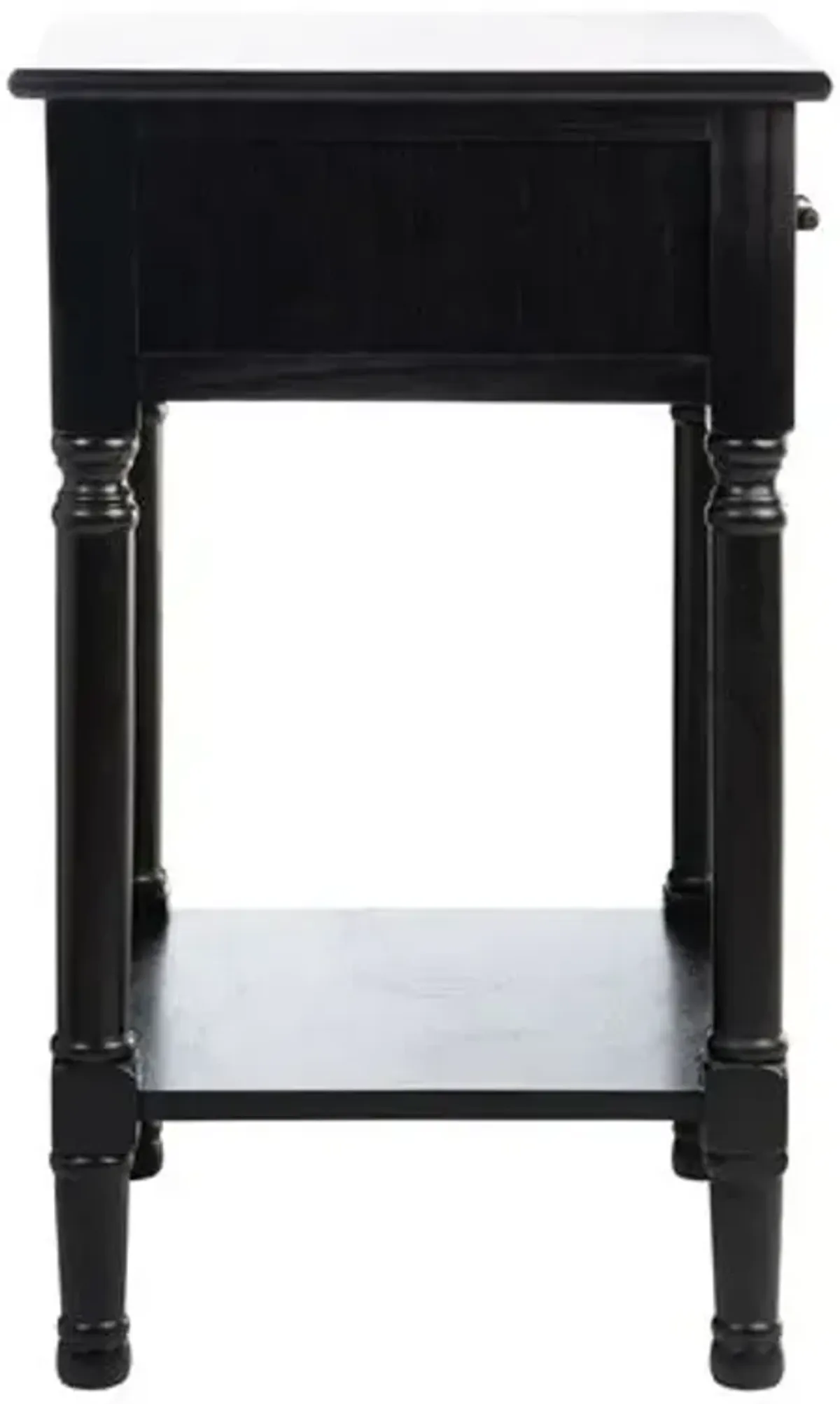 Genie 1-Drawer Accent Table - Black - 26H x 19W x 15.75D in