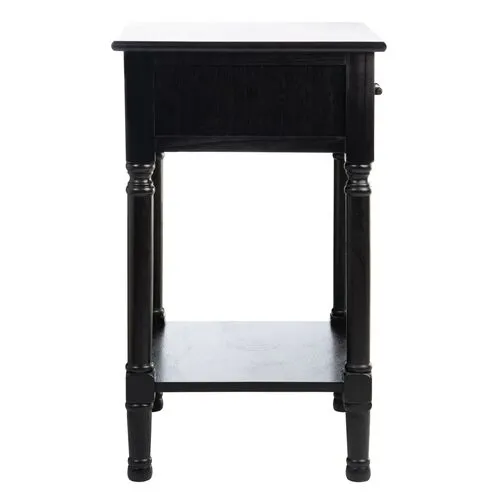 Genie 1-Drawer Accent Table - Black - 26H x 19W x 15.75D in