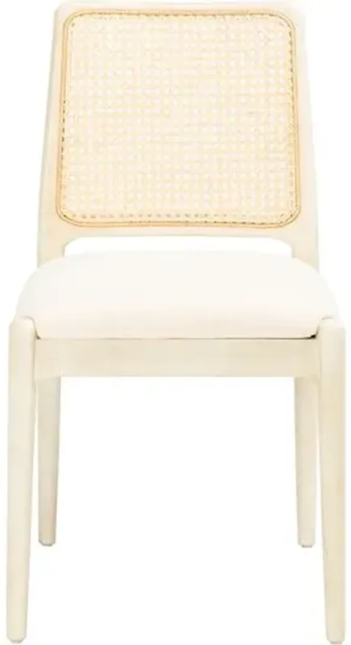 Set of 2 Opal Rattan Dining Chairs - White