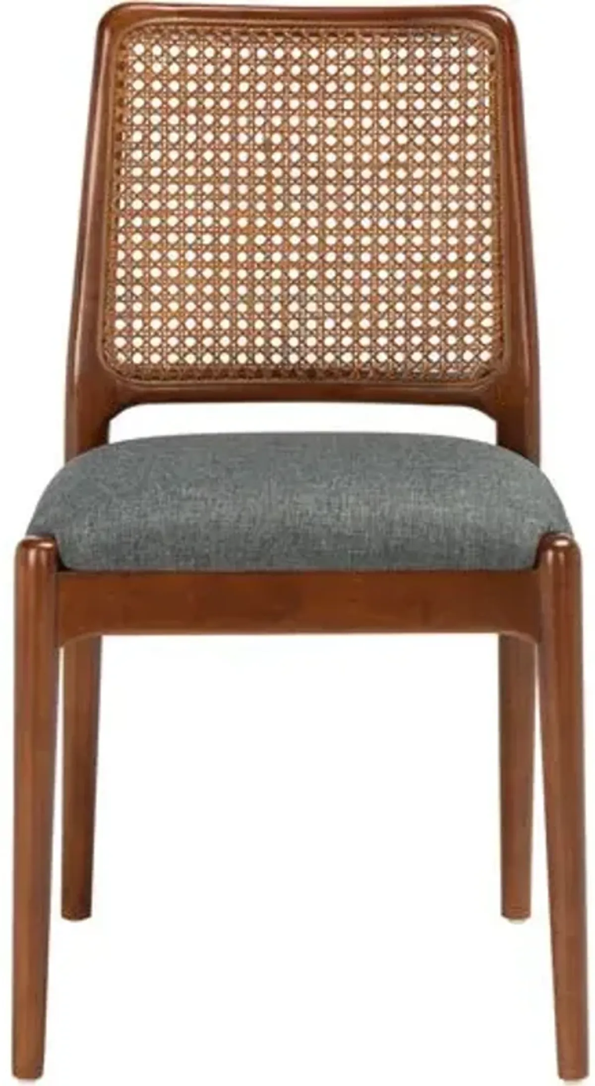Set of 2 Opal Rattan Dining Chairs - Gray