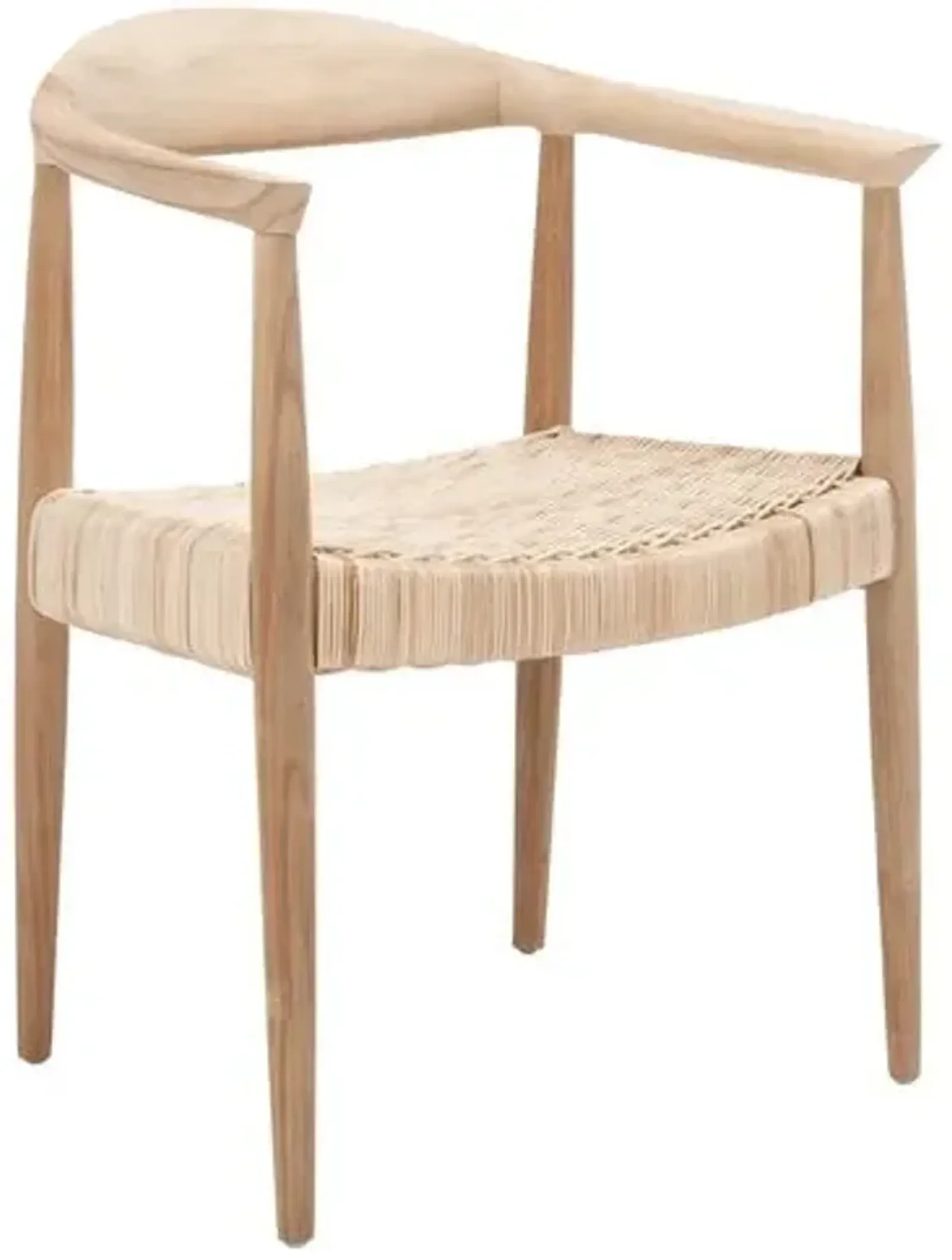 Francesca Rattan Accent Chair - Natural - Beige, Comfortable, Durable