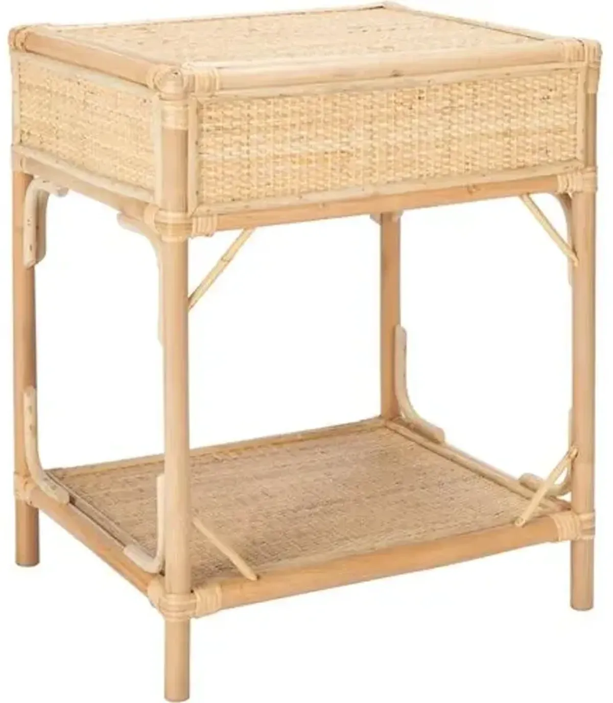 Laguna Rattan Nightstand - Natural