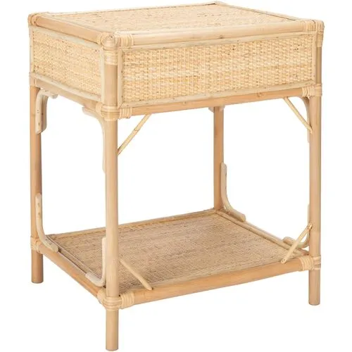 Laguna Rattan Nightstand - Natural