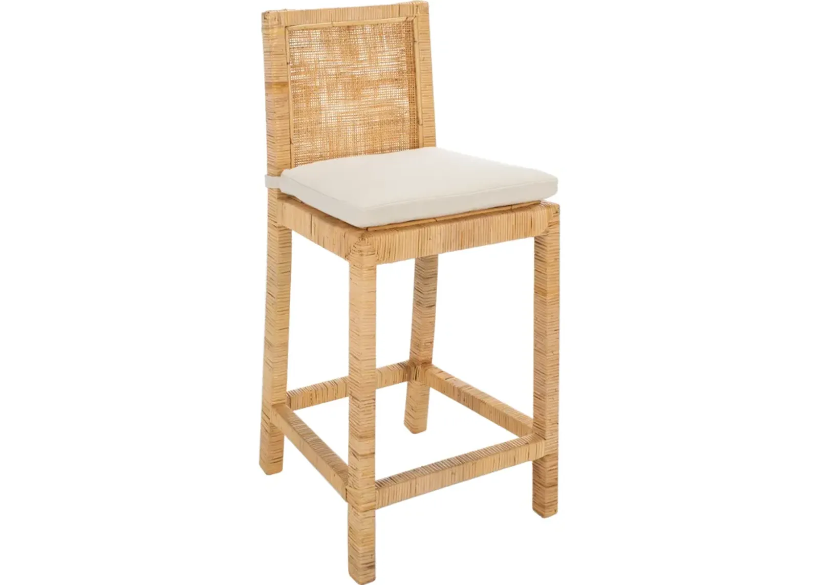 Nicola Cane Counter Stool - Natural