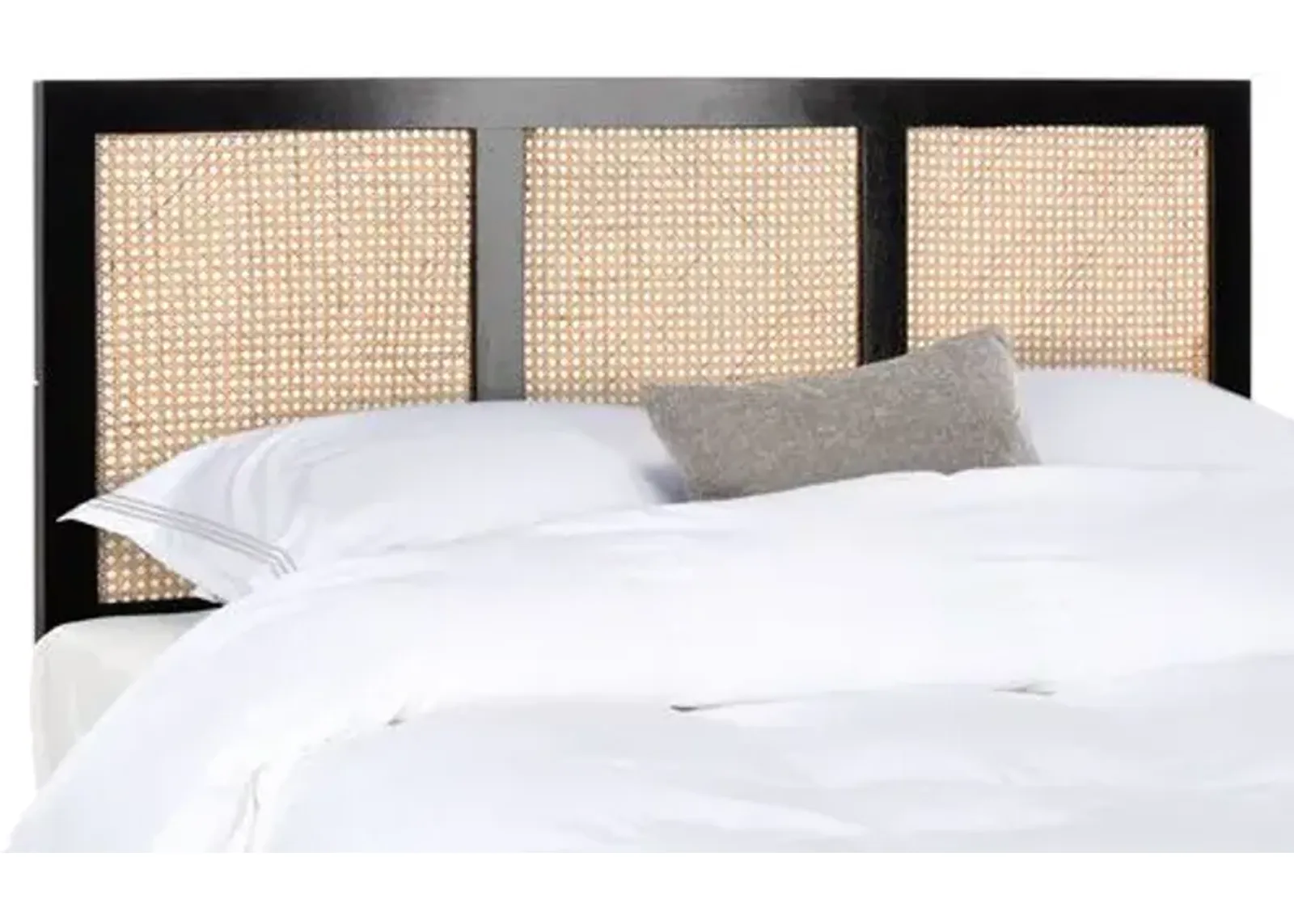 Addison Cane Headboard - Black