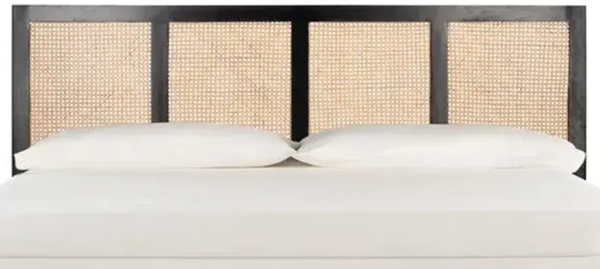 Addison Cane Headboard - Black