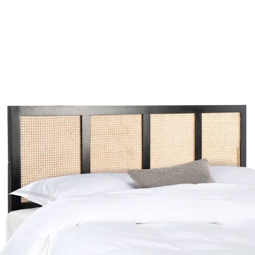 Addison Cane Headboard - Black