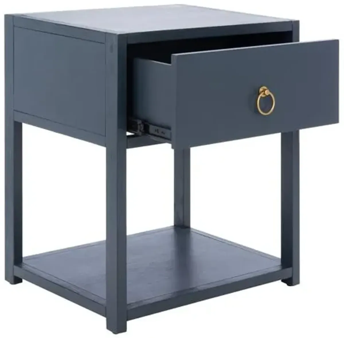 Sukie 1-Drawer Nightstand - Navy