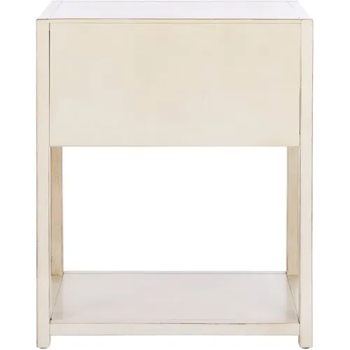 Sukie 1-Drawer Nightstand - Antique White