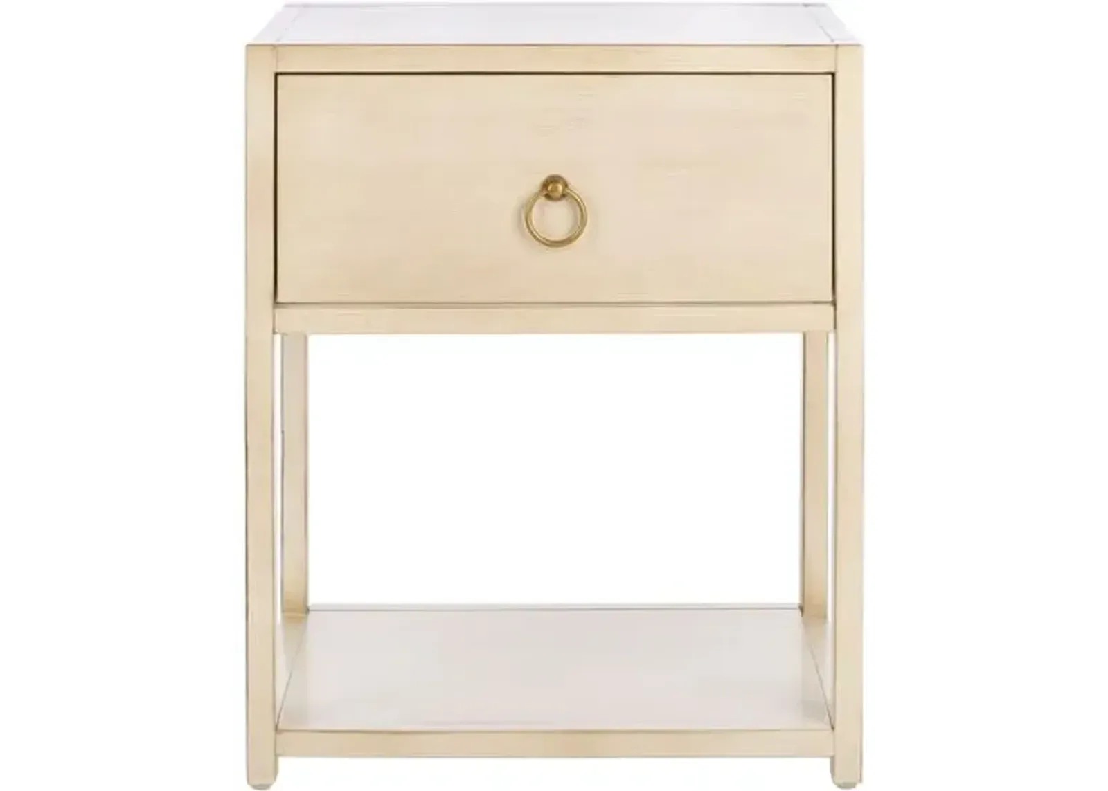 Sukie 1-Drawer Nightstand - Antique White