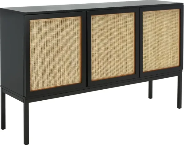Miranda 3-Door Rattan Sideboard