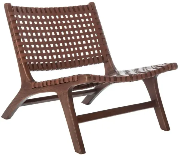 Jeremiah Leather Accent Chair