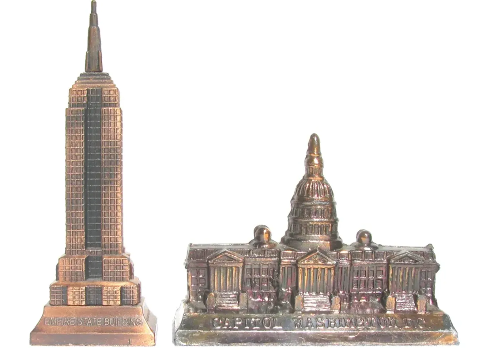 MCM Architectural Monument Models - Set of 2 - Chez Vous - Brown