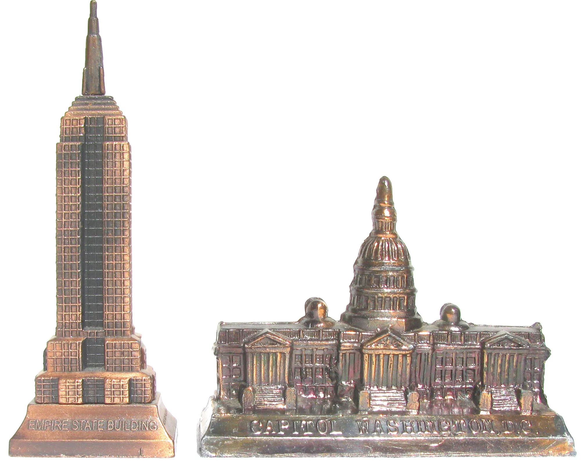 MCM Architectural Monument Models - Set of 2 - Chez Vous - Brown