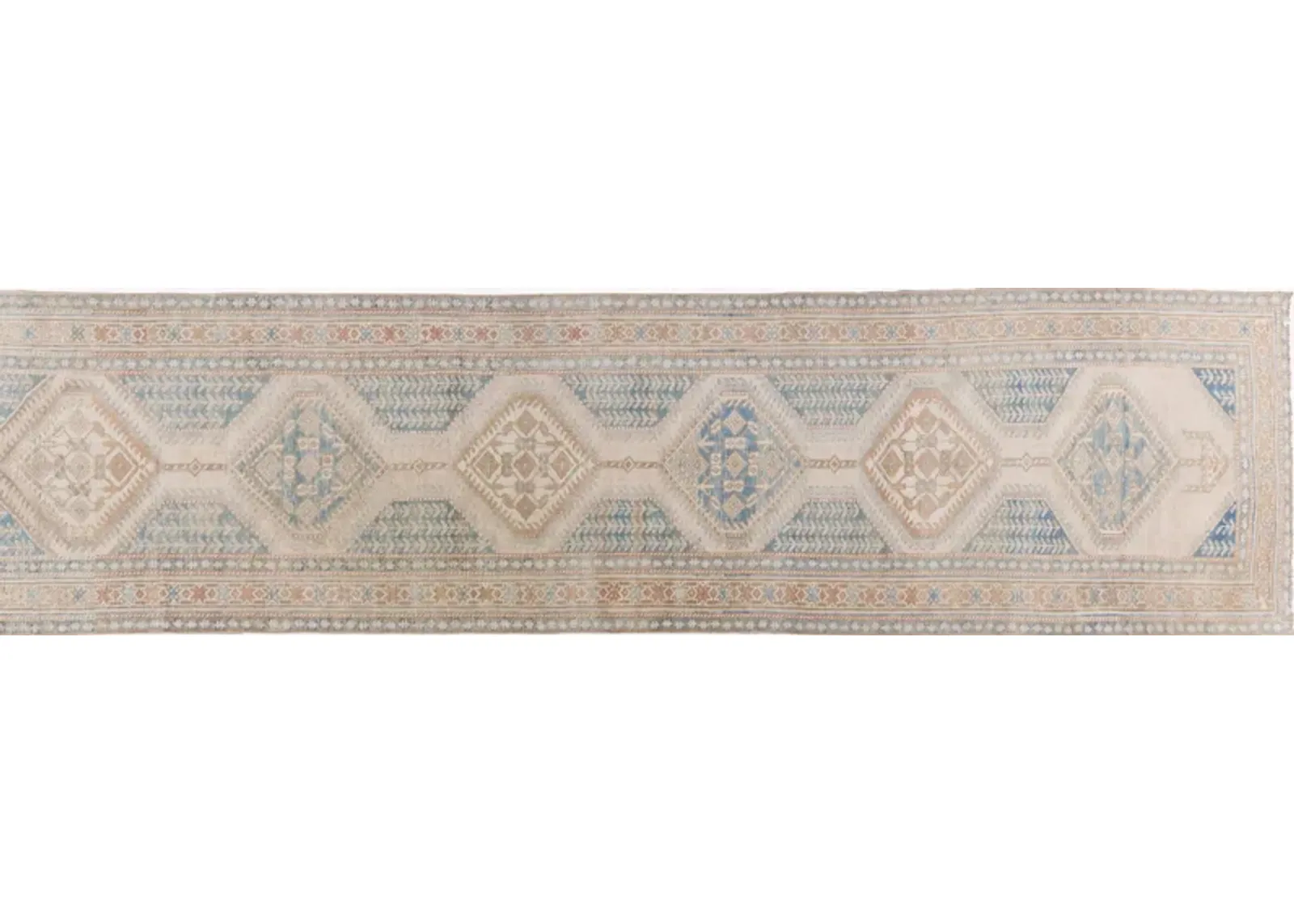 Persian Malayer Runner 3'6"x16'10" - beige