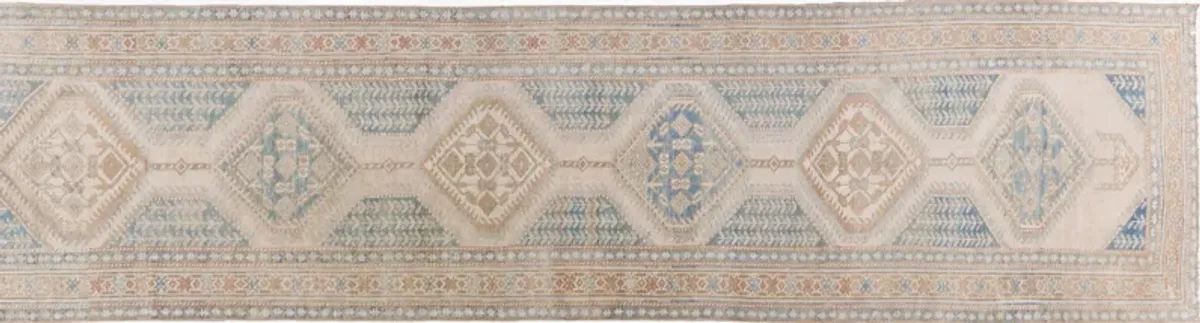 Persian Malayer Runner 3'6"x16'10" - beige