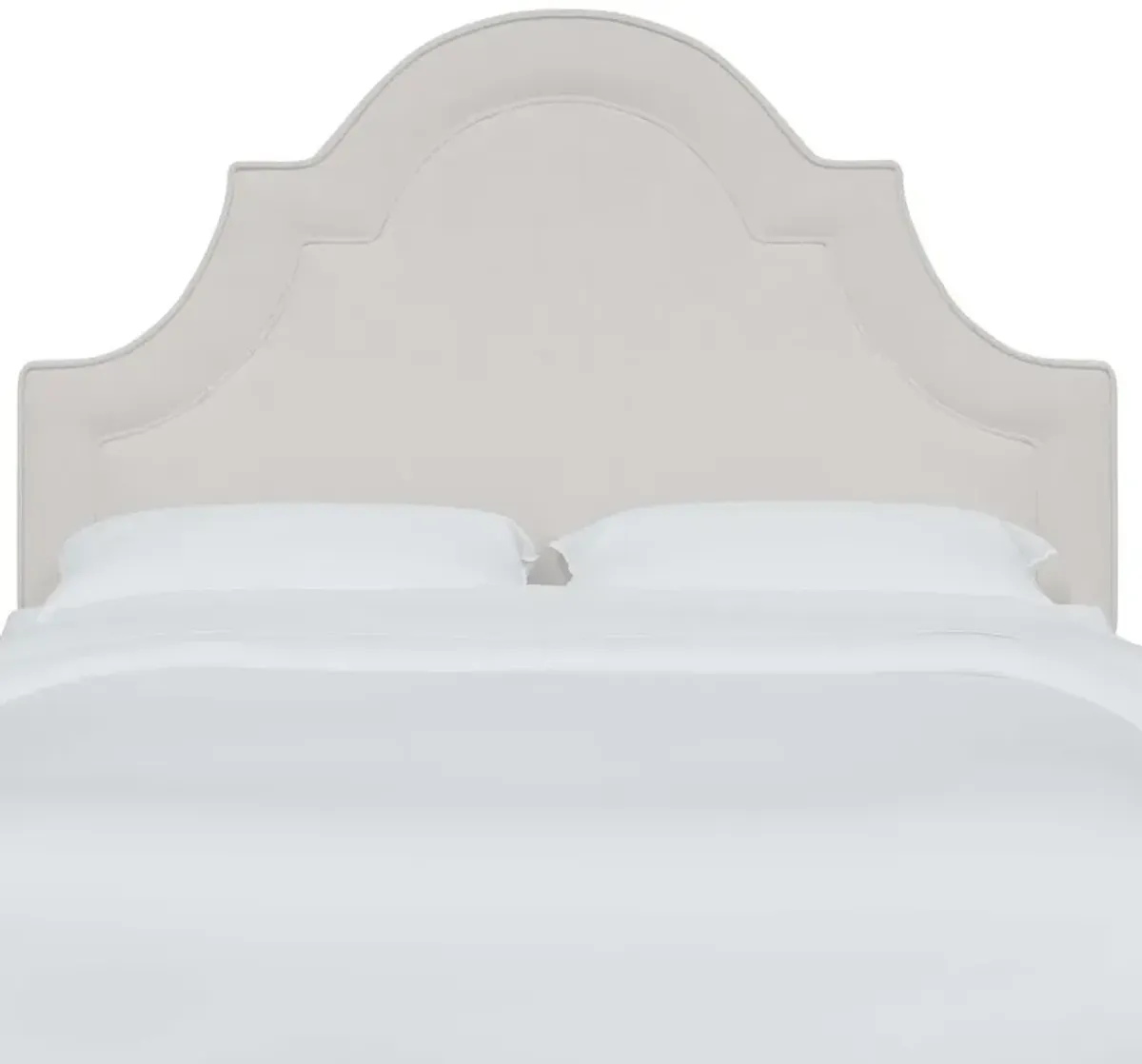 Kennedy Velvet Arched Headboard