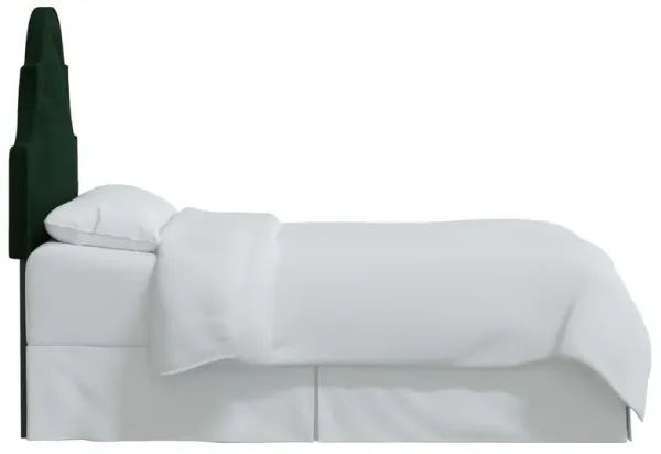 Kennedy Velvet Arched Headboard