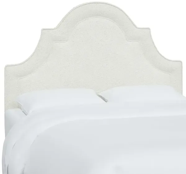 Kennedy Boucle Arched Headboard