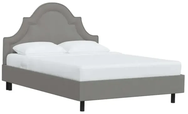 Kennedy Linen Arched Platform Bed