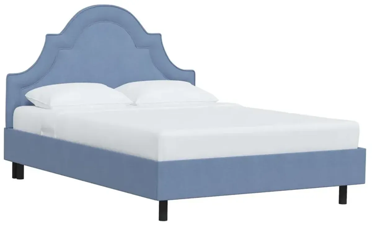 Kennedy Linen Arched Platform Bed