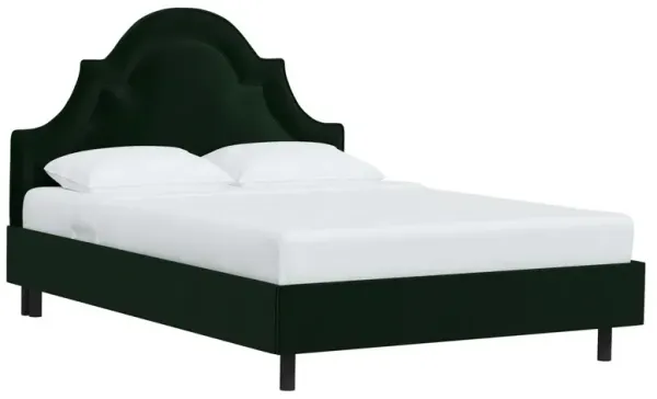 Kennedy Velvet Arched Platform Bed