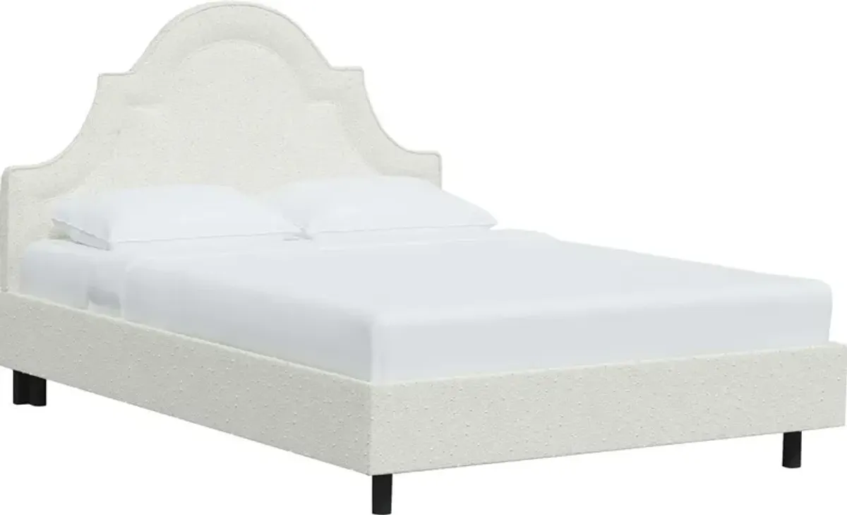Kennedy Boucle Arched Platform Bed