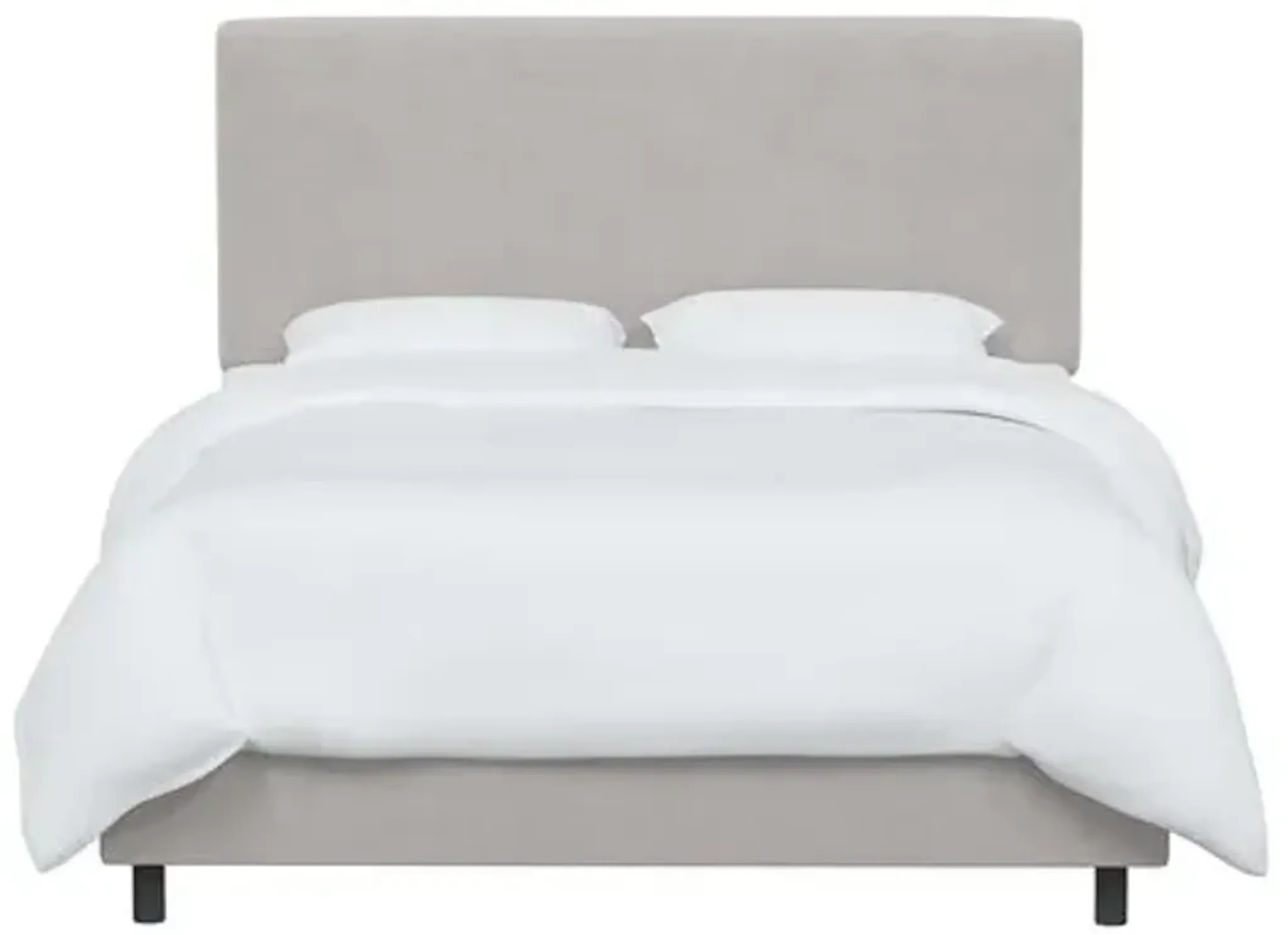 Novak Velvet Bed Gray One Kings Lane | Furniture.com