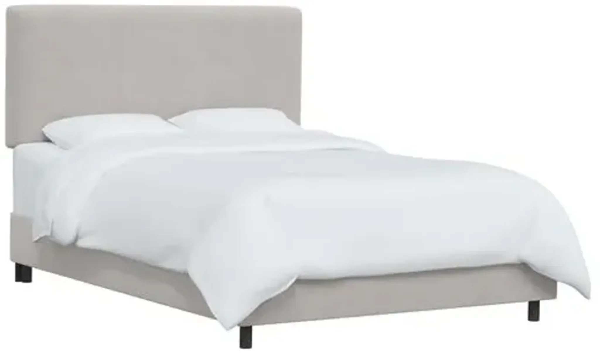 Novak Velvet Bed Gray One Kings Lane | Furniture.com