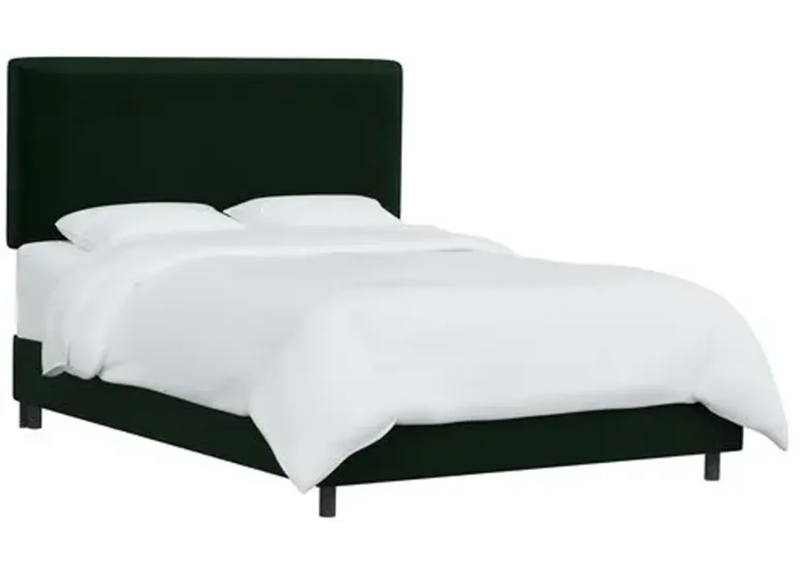 Novak Velvet Bed - Green