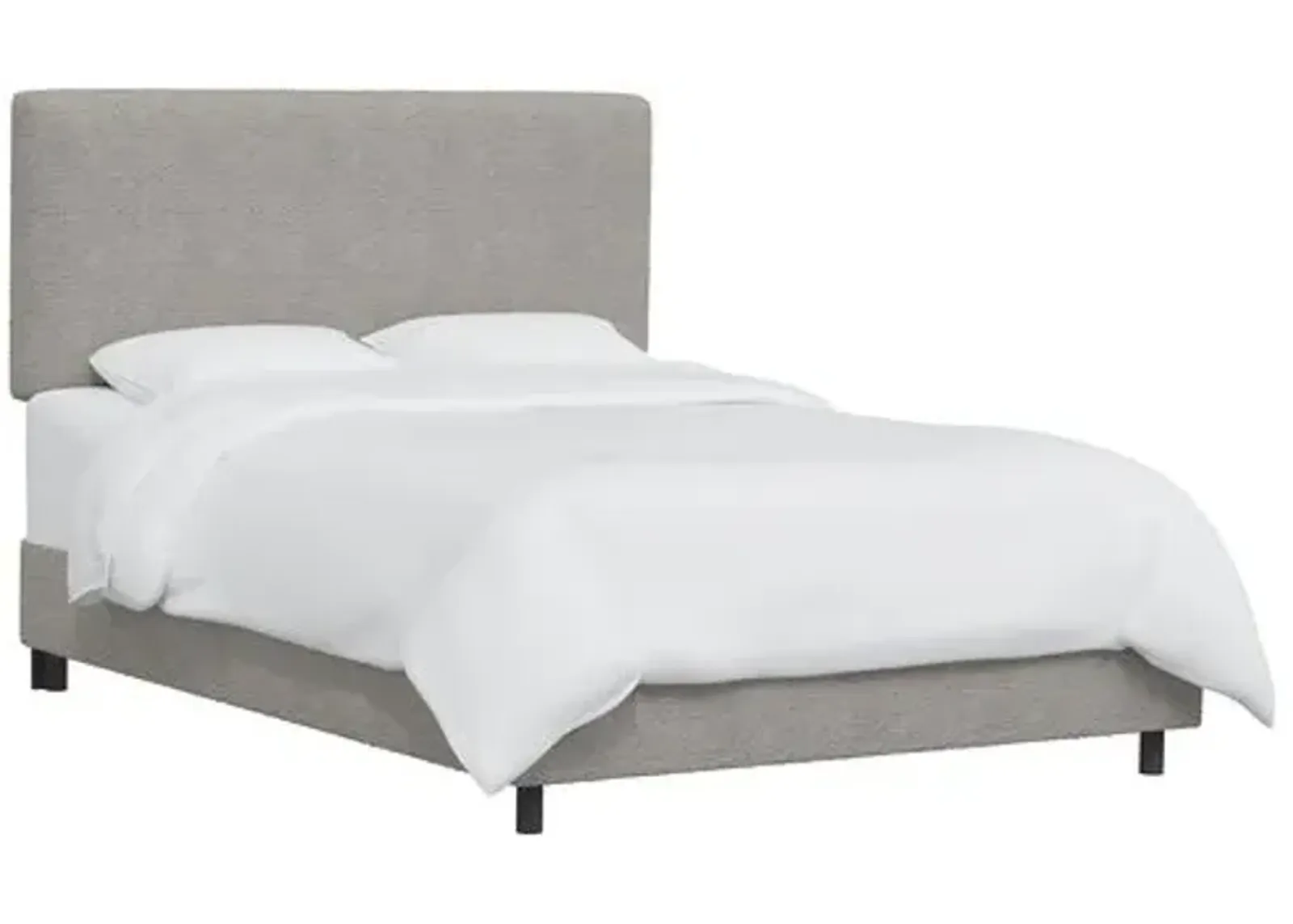 Novak Boucle Bed - Gray