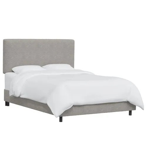 Novak Boucle Bed - Gray