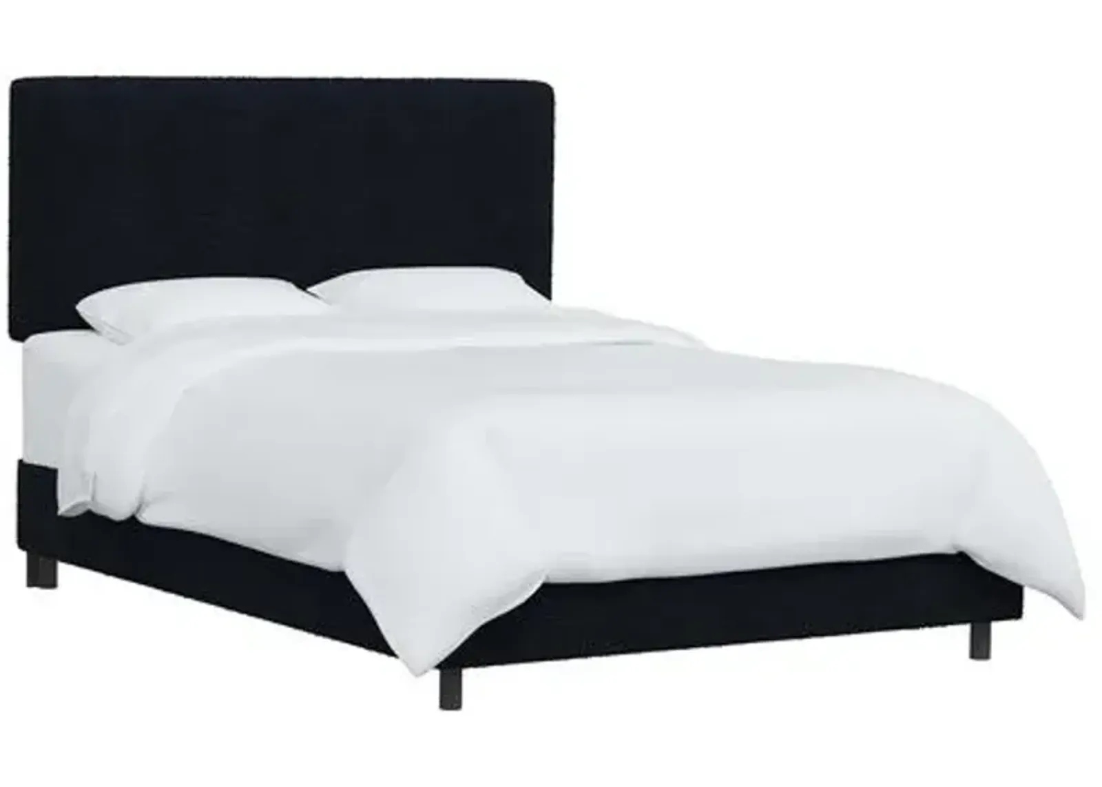 Novak Boucle Bed - Blue