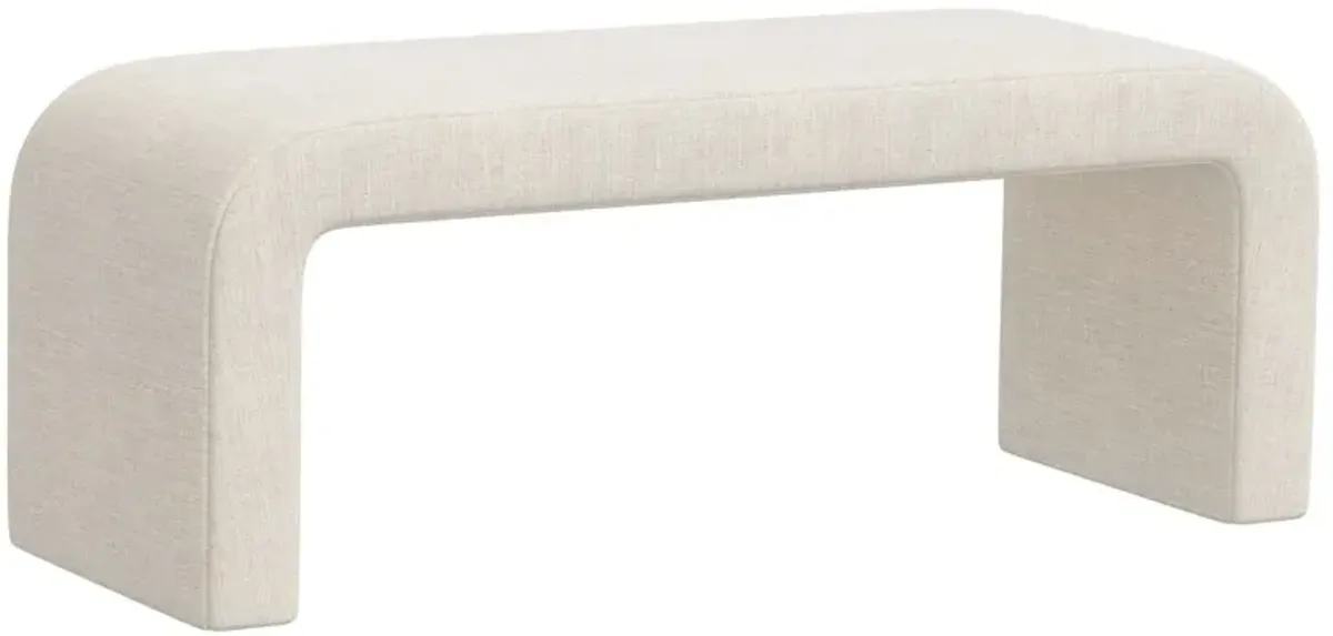 Celia Waterfall Linen Bench